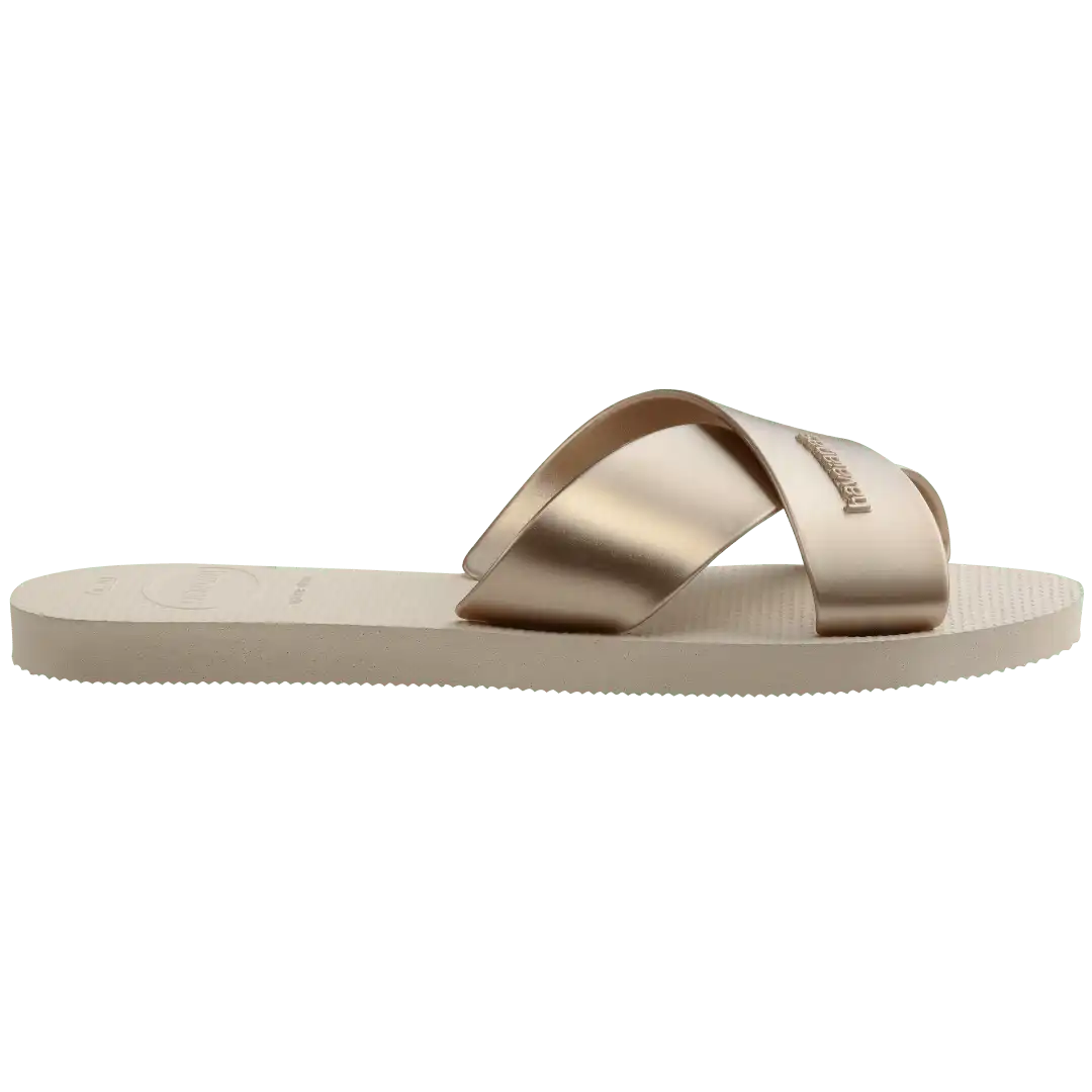 Women's Aqua Metallic Sandals