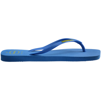 Women's Slim Square Logo Pop Up Flip Flops