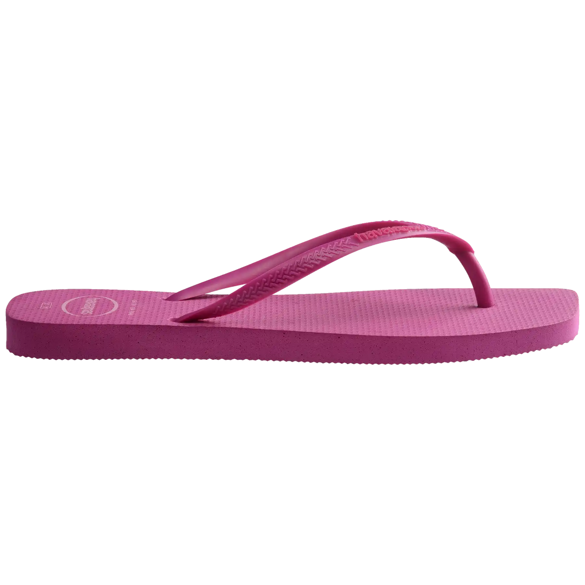 Women's Slim Square Logo Pop Up Flip Flops