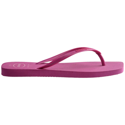 Women's Slim Square Logo Pop Up Flip Flops