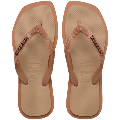 Women's Top Square Fusion Flip Flops