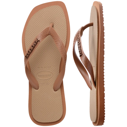 Women's Top Square Fusion Flip Flops