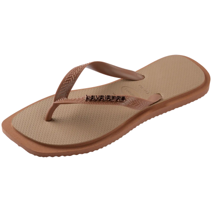 Women's Top Square Fusion Flip Flops