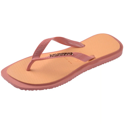Women's Top Square Fusion Flip Flops