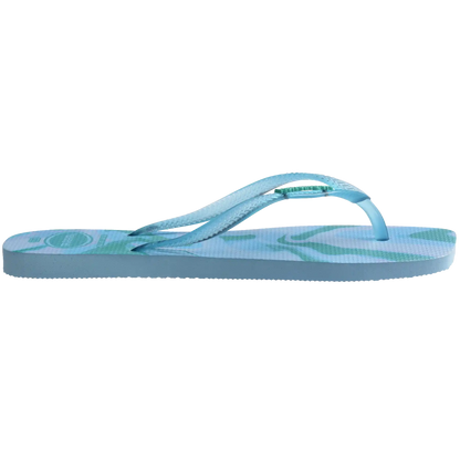 Women's Slim Square Jelly Flip Flops