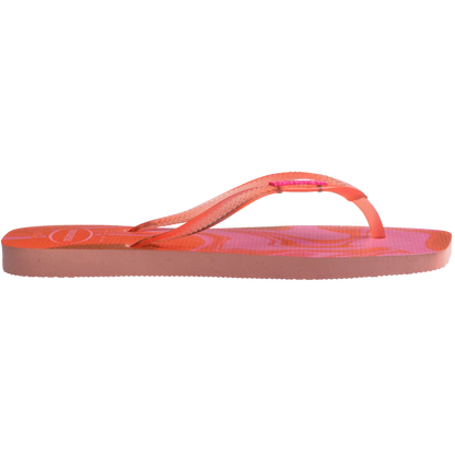 Women's Slim Square Jelly Flip Flops