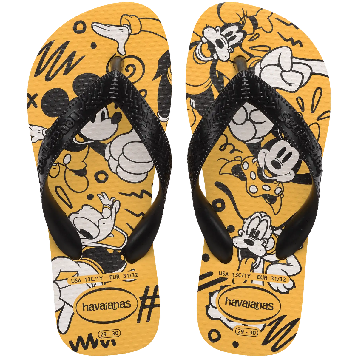 Kid's Disney Top Flip Flops