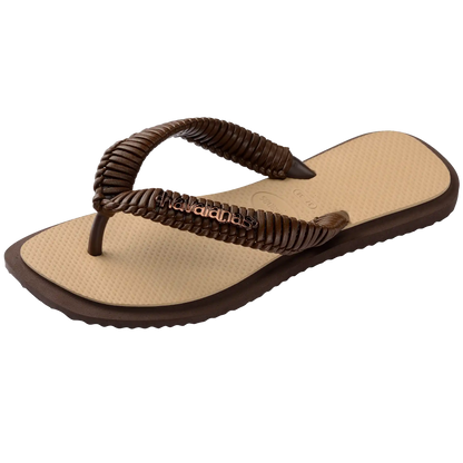 Women's Top Square Fusion Boho Flip Flops