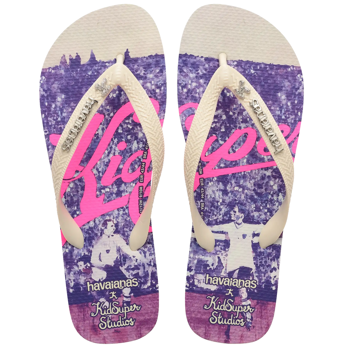 Top KidSuper Soccer Flip Flops