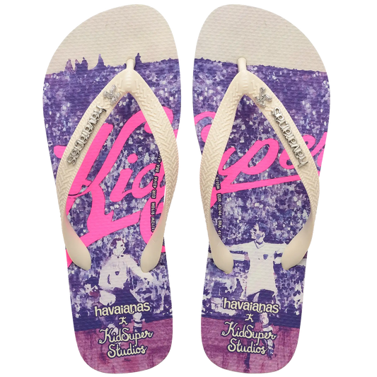 Top KidSuper Soccer Flip Flops