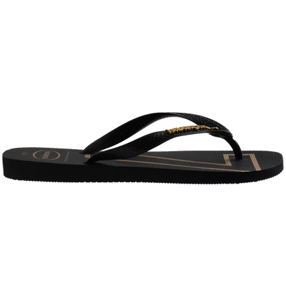 Vini Jr. Golden Top Flip Flops