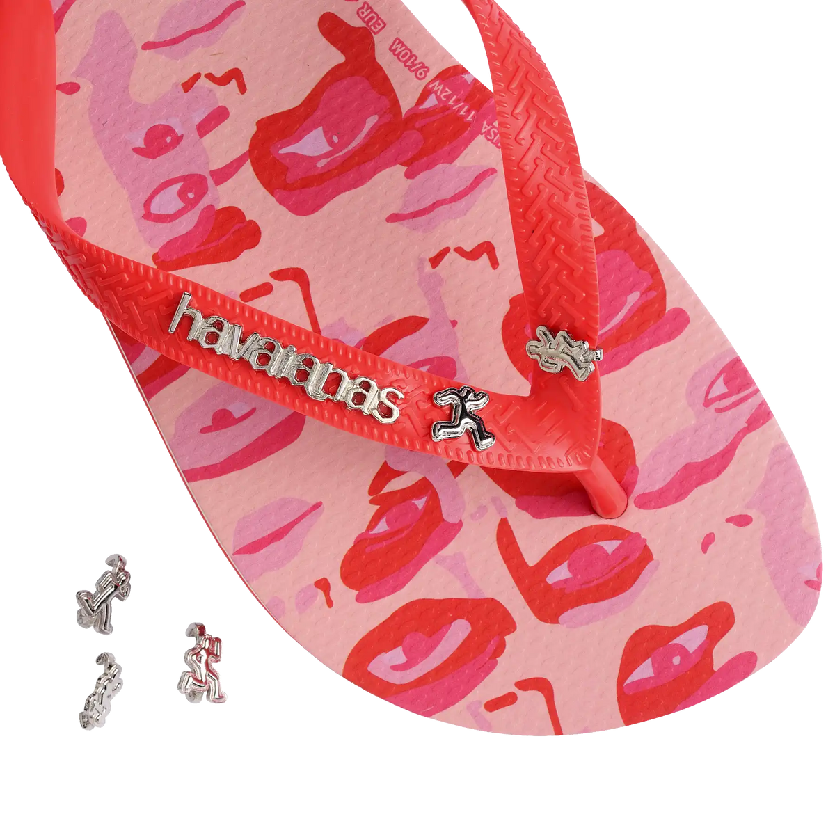 Top KidSuper Camo Flip Flops