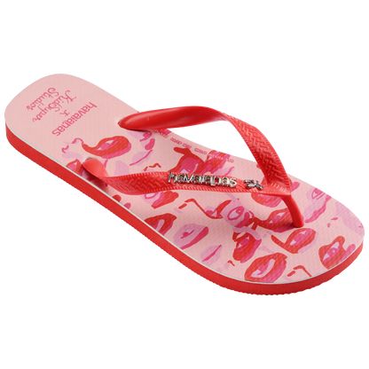 Top KidSuper Camo Flip Flops