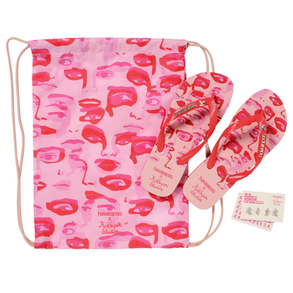 Top KidSuper Camo Flip Flops